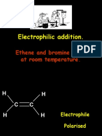 Electrophilic Addition.: Ethene and Bromine Liquid at Room Temperature