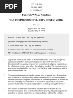 Walz v. Tax Comm'n of City of New York, 397 U.S. 664 (1970)