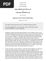 Judy Procaccini v. Clarence Jones, 414 U.S. 951 (1973)