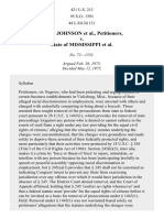 Johnson v. Mississippi, 421 U.S. 213 (1975)