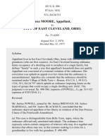 Moore v. East Cleveland, 431 U.S. 494 (1977)