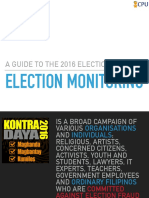 #VoteReportPH A Guide To The 2016 Election Monitoring