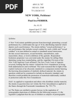 New York v. Ferber, 458 U.S. 747 (1982)