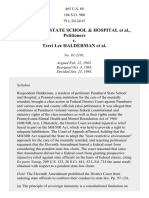 Pennhurst State School and Hospital v. Halderman, 465 U.S. 89 (1984)