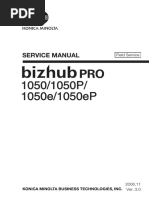 BizhubPRO1050 1050e 1050P 1050ePFieldService