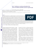 Prolonged Maternal Vitamin C Deficiency Overrides Preferential Fetal Ascorbate Transport But Does Not Influence Perinatal Survival in Guinea Pigs