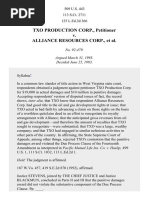 TXO Production Corp. v. Alliance Resources Corp., 509 U.S. 443 (1993)