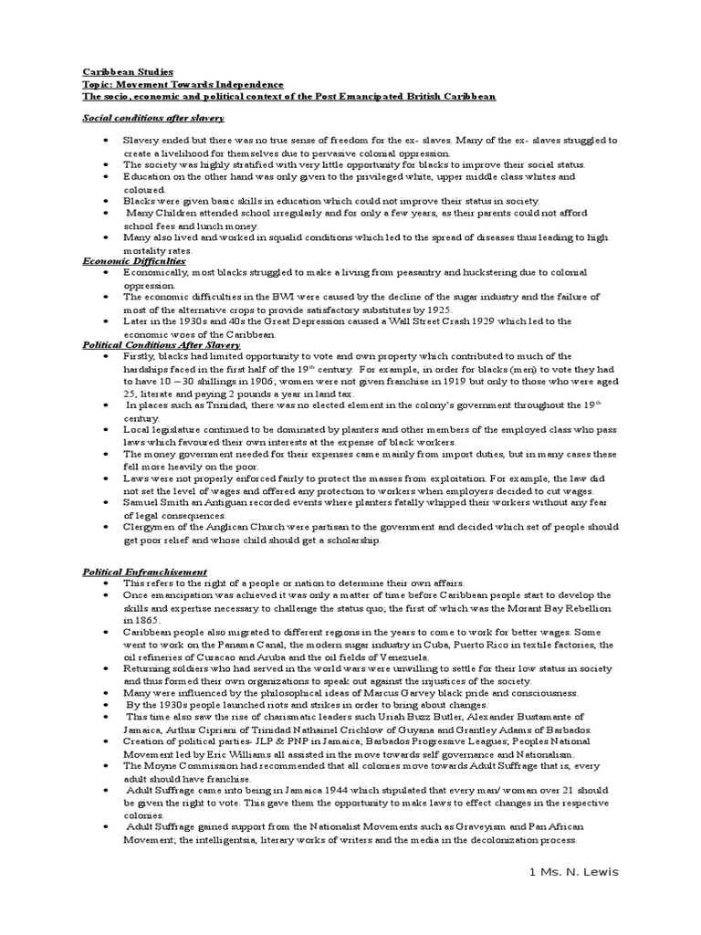 Caribbean studies ia sample on sports image