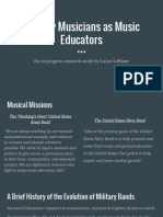 Military Musicians As Music Educators