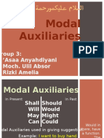Modal Auxiliaries Explained
