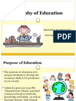 Philosophy of Education Presentation Final 1