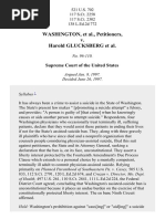 Washington v. Glucksberg, 521 U.S. 702 (1997)