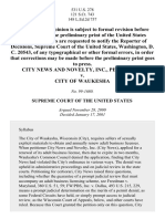 City News & Novelty, Inc. v. Waukesha, 531 U.S. 278 (2001)