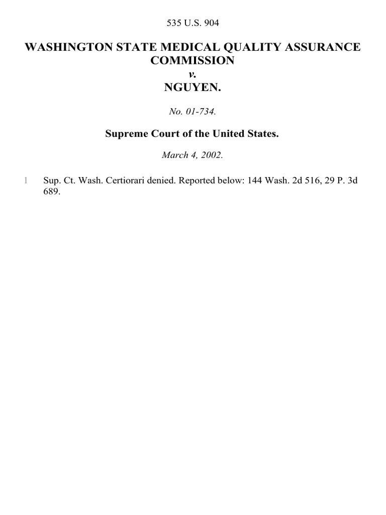Washington State Medical Quality Assurance Commission Nguyen PDF
