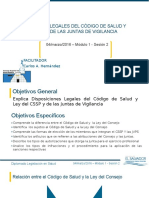 Disposiciones Legales Del Código de Salud