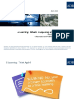 E-Learning: What's Happening at ADB?: April 2016