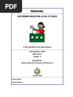 AOSA Seed Testing Procedures | PDF | Seed | Calibration