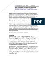 Campos, Gomes - Taxonomia e Classificação o Princípio de Categorização