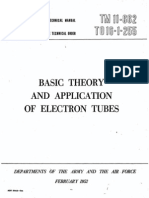 Basic Theory and Apllications of Electron Tubes - US Army - 1952
