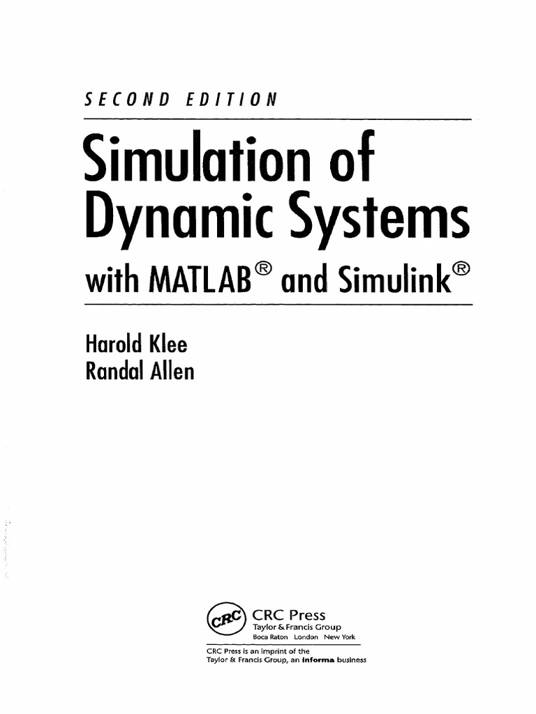 Simulation of Dynamic System | PDF | Telecommunications Engineering ...
