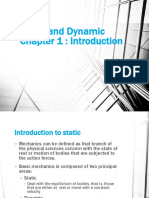 Static and Dynamic Chapter 1: Introduction