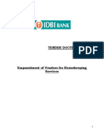 Empanelment of Housekeeping Services-IDBI