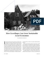 How Eco Villages Can Grow Sustainable Local Economies