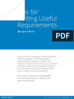9 Tips Writing Useful Requirements