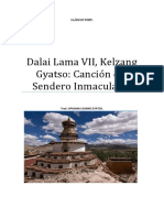 Dalai Lama VII Kelzang Gyatso Canción Del Sendero Inmaculado.