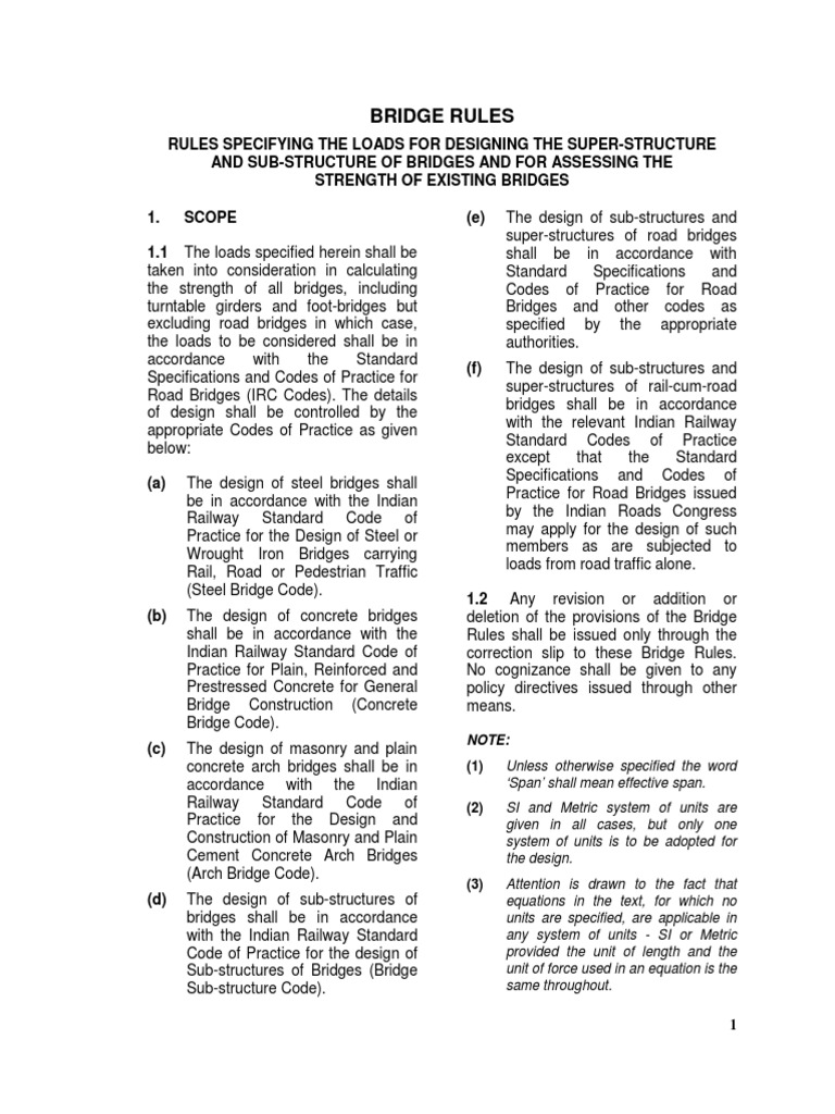 Bridge Rules Normal Mode Earthquakes Free 30day Trial Scribd