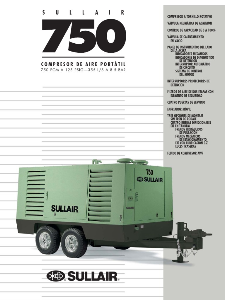 750PORTATIL | PDF | Eje | Presión