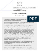 Sebastian Willot, John McDonald and Joseph Hunn, in Error v. John F. A. Sandford, 60 U.S. 79 (1856)