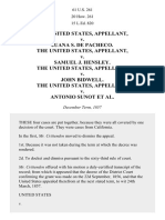 United States v. de Pacheco, 61 U.S. 261 (1858)