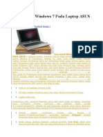 Download Cara Install Windows 7 Pada Laptop ASUS X201E by Wipi Kusuma SN310917744 doc pdf