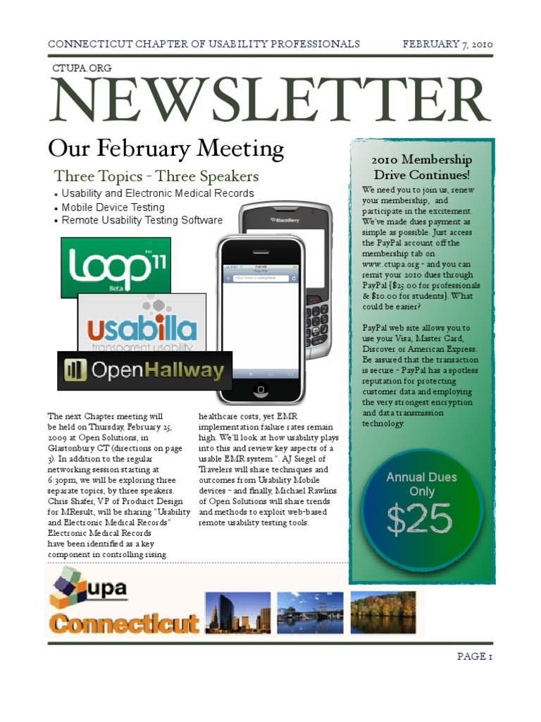 Electronic Health Newsletters