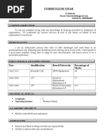 Curriculum Vitae: Career Objective