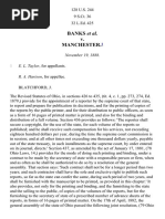 Banks v. Manchester, 128 U.S. 244 (1888)