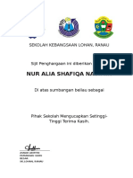 Template Sijil Ketua Kelas