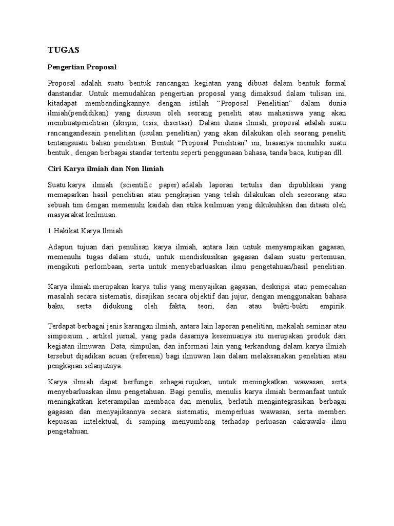 Tugas Bahasa Indonesia