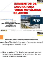 Procedimientos Procedimientos de Soldadura para Estructuras Metálicas de Acero.pdfde Soldadura Para Estructuras Metálicas de Acero