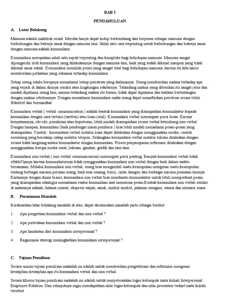 Perbedaan Komunikasi Verbal Dan Non Verbal Terkait Perbedaan