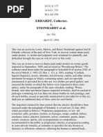 Erhardt, Collector v. Steinhardt, 153 U.S. 177 (1894)