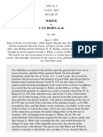 White v. Van Horn, 159 U.S. 3 (1895)