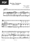 Snoring Sampson - LaMertha - arr Joplin - Sheet Music