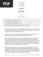 Baldy v. Hunter, 171 U.S. 388 (1898)