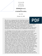 Hopkins v. United States, 171 U.S. 578 (1898)