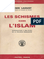 Laoust Henri - Les Schismes Dans L'islam