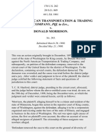 North American Transp. & Trading Co. v. Morrison, 178 U.S. 262 (1900)