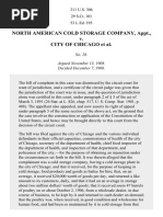 North American Cold Storage Co. v. Chicago, 211 U.S. 306 (1908)