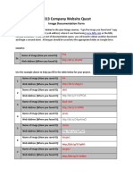 #013 Company Website Quest: Image Documentation Form